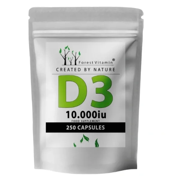 FOREST VITAMIN Witamina D3 10.000 IU 250 kaps