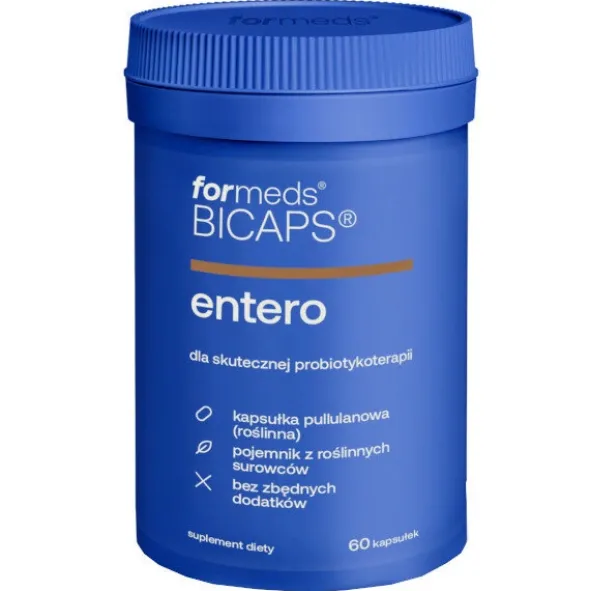 FORMEDS BICAPS ENTERO Saccharomyces boulardii 250mg 5mld CFU 60 kaps