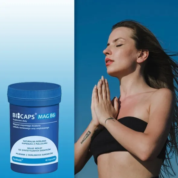 FORMEDS BICAPS MAG B6 Cytrynian Magnezu + B6 60 kaps
