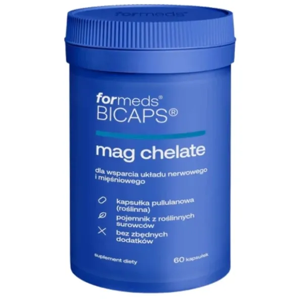 FORMEDS BICAPS Magnez Diglicynian Chelate 60 kaps