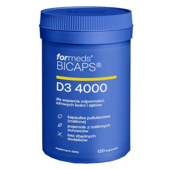 FORMEDS BICAPS Witamina D3 100mcg 4000IU 120 kaps
