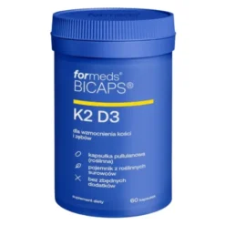 FORMEDS BICAPS Witamina K2 MK-7 100mcg + D3 50mcg 2000IU 60 kaps