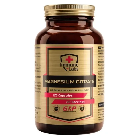 IMMUNE LABS Magnesium Citrate 120 kaps