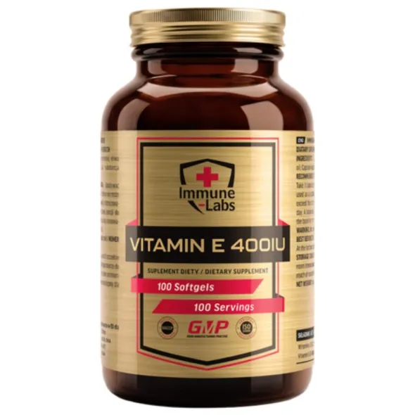 IMMUNE LABS Vitamin E 400 IU 100 kaps