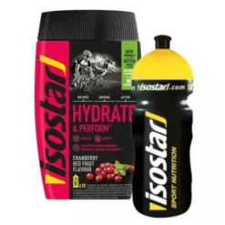 ISOSTAR Bidon 650ml z ustnikiem + ISOSTAR Koncentrat Antioxidants 400 g