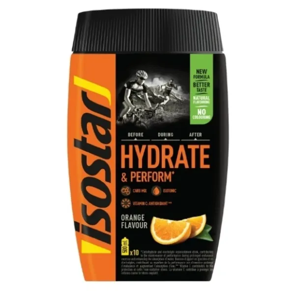 ISOSTAR KONCENTRAT 400g NAPÓJ IZOTONICZNY + ISOTONIC DRINK + 2x BATONY