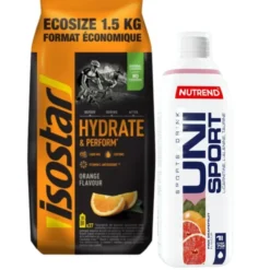 ISOSTAR Koncentrat 1500 g + NUTREND Unisport 1000 ml