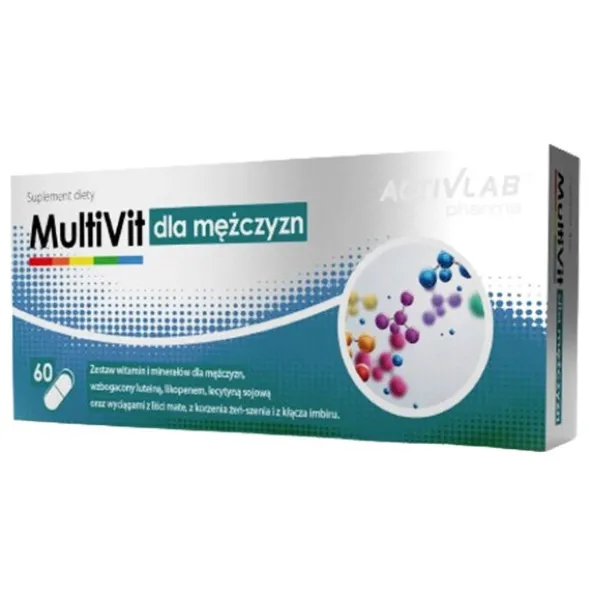 Kompleks Dla Mężczyzn ACTIVLAB Multivit dla Mężczyzn 60 kaps