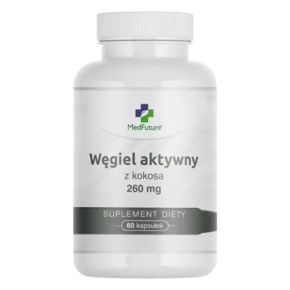 MEDFUTURE Węgiel Aktywny z Kokosa 60 kaps