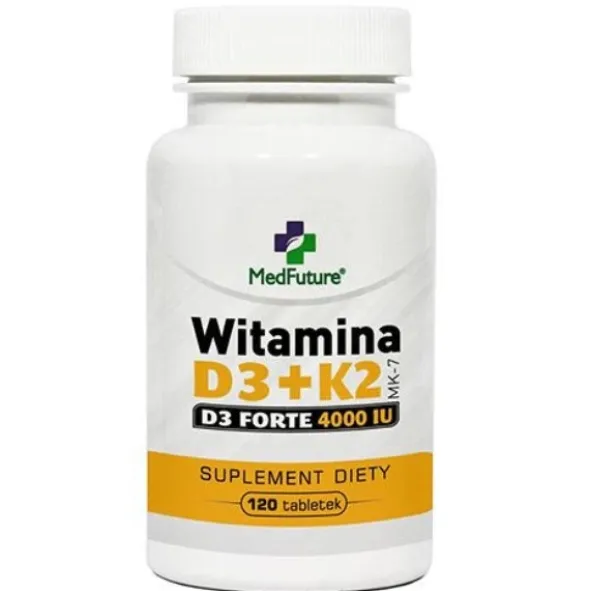 MEDFUTURE Witamina D3 + K2 MK-7 FORTE 120 tabl