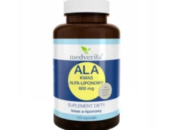 MEDVERITA ALA Kwas Alfa-liponowy 600mg 100 kaps