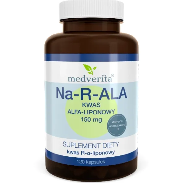 MEDVERITA ALA 150mg (Na-R-ALA) 120 kaps