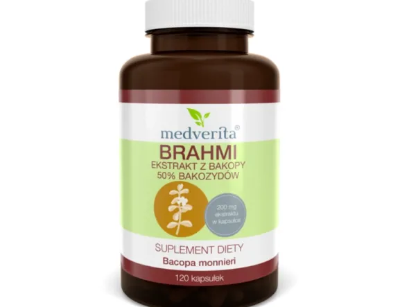 MEDVERITA Brahmi 50% Bakozydów 120 kaps