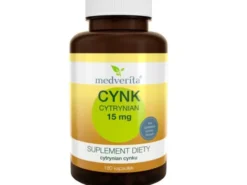 MEDVERITA Cynk Cytrynian 15 mg 180 kaps