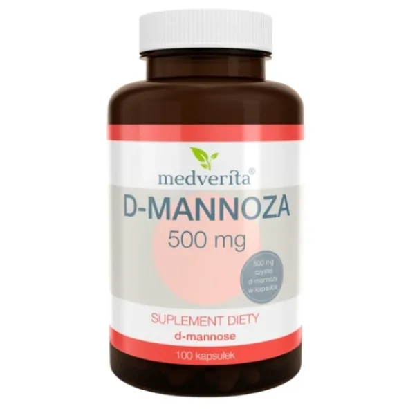 MEDVERITA D-mannoza 500 mg 100 kaps