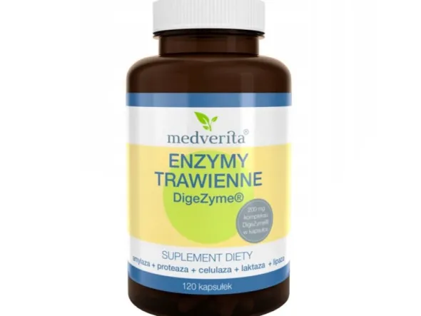 MEDVERITA Enzymy Trawienne DigeZyme 120 kaps
