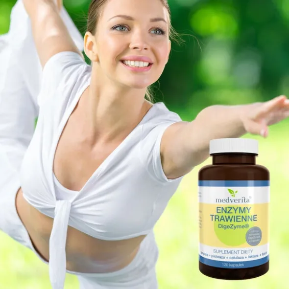 MEDVERITA Enzymy Trawienne DigeZyme 120 kaps