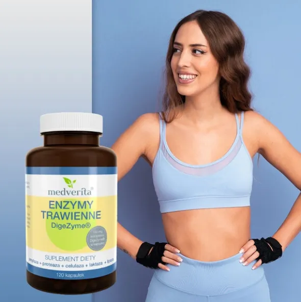 MEDVERITA Enzymy Trawienne DigeZyme 120 kaps