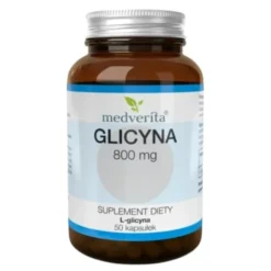 MEDVERITA Glicyna 800 mg L-glicyna Aminokwas 50 kaps