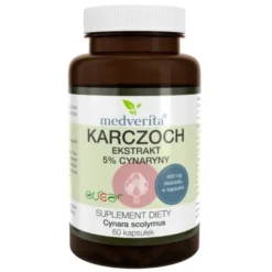MEDVERITA Karczoch Ekstrakt 5% z Cynaryny 120 kaps