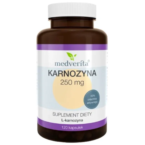MEDVERITA Karnozyna 250mg 120 kaps