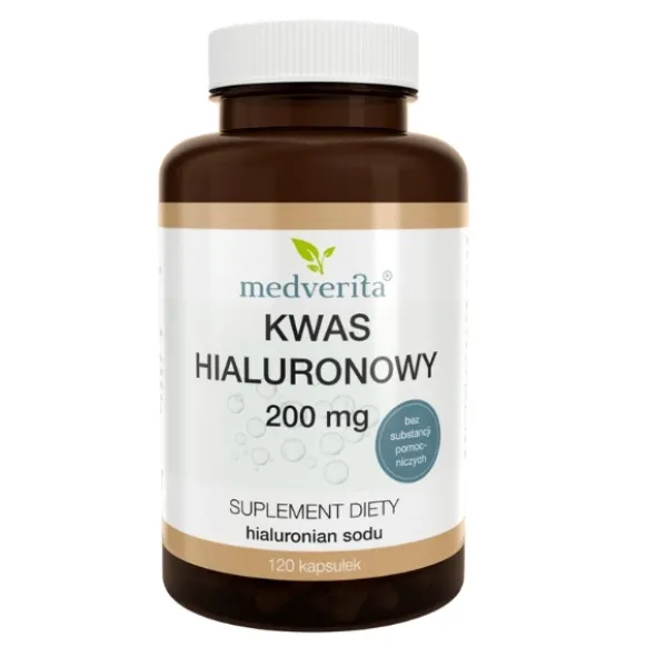 MEDVERITA Kwas Hialuronowy 200 mg 120 kaps