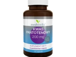 MEDVERITA Kwas Pantotenowy 200mg 180 kaps