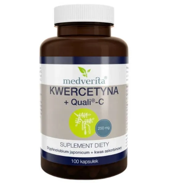 MEDVERITA Kwercetyna 250mg + Quali-C 100 kaps