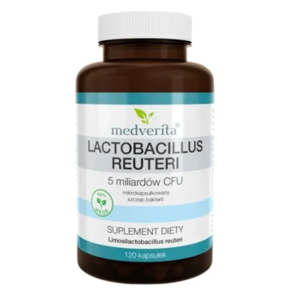 MEDVERITA Lactobacillus Reuteri 5 mld CFU 120 kaps