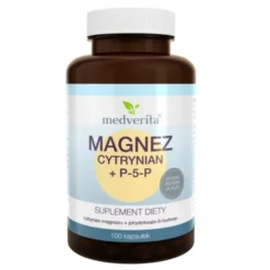 MEDVERITA Magnez Cytrynian + P-5-P 100 kaps