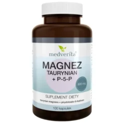 MEDVERITA Magnez Taurynian + P-5-P 100 kaps
