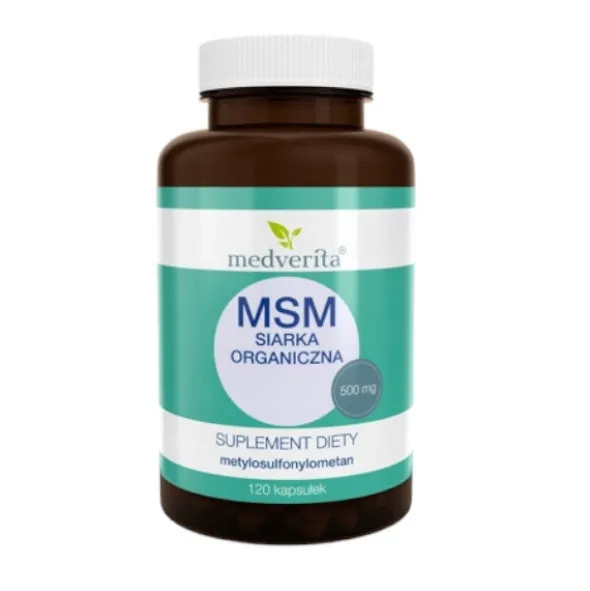 MEDVERITA MSM Siarka Organiczna 120 kaps