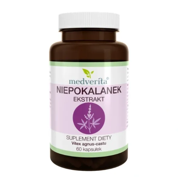 MEDVERITA Niepokalanek Pospolity 500 mg 60 kaps