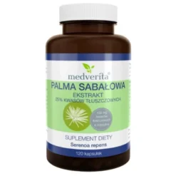 MEDVERITA Palma Sabałowa 25% Kwasów Tłuszczowych 120 kaps