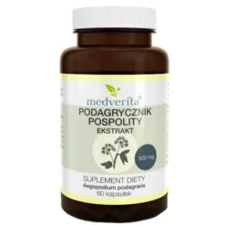 MEDVERITA Podagrycznik Pospolity 500mg 60 kaps