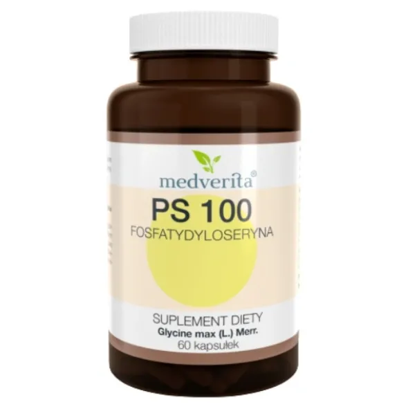 MEDVERITA PS-100 Fosfatydyloseryna Ekstrakt 60 kaps