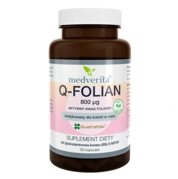 MEDVERITA Q-Folian 800 ug 60 kaps
