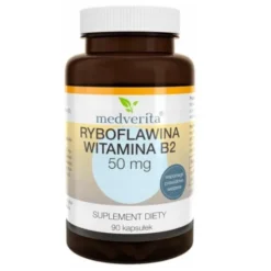 MEDVERITA Ryboflawina Witamina B2 50mg 90 kaps