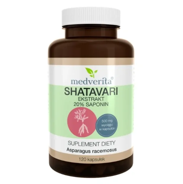 MEDVERITA Shatavari 500 mg 60 kaps