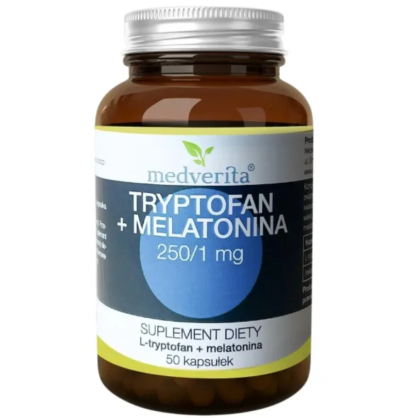 MEDVERITA Tryptofan + Melatonina 50 kaps