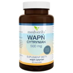 MEDVERITA Wapń Cytrynian 60 kaps