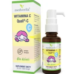 MEDVERITA Witamina C w kroplach dla dzieci Quali-C 30ml