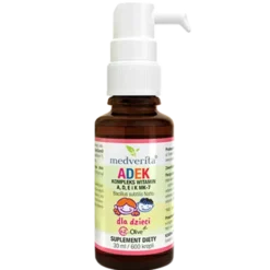 MEDVERITA Witaminy ADEK dla dzieci 30 ml/600 kropli