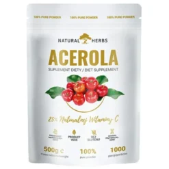 NATURAL HERBS Acerola Naturalna Witamina C 100% 500 g