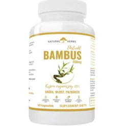 NATURAL HERBS Bambus Ekstrakt 350 mg 60 kaps