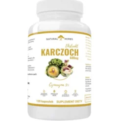 NATURAL HERBS Karczoch Ekstrakt 600 mg 120 kaps