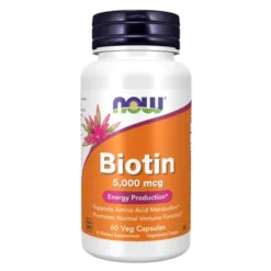 NOW FOODS Biotyna 5000mcg 60 kaps