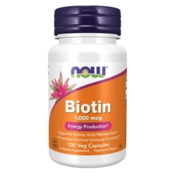 NOW FOODS Biotyna 1000 mcg - Witamina H 100 kaps