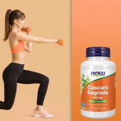 NOW FOODS Cascara Sagrada 450mg 100 vkaps