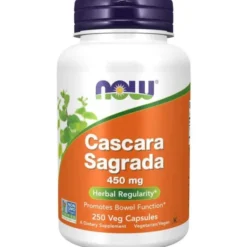 NOW FOODS Cascara Sagrada 450mg 250 vkaps